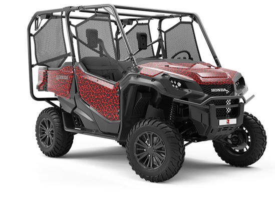 Red Panther Utility Vehicle Vinyl Wrap