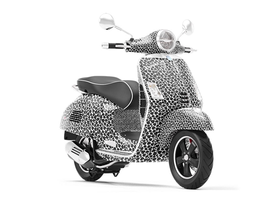 White Panther Vespa Scooter Wrap Film