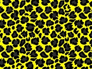 Yellow Panther Vinyl Wrap Pattern