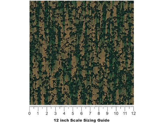 Contaminated Forest Rust Vinyl Film Pattern Size 12 inch Scale