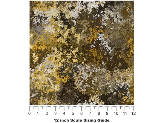 Sulfur Patina Rust Vinyl Film Pattern Size 12 inch Scale
