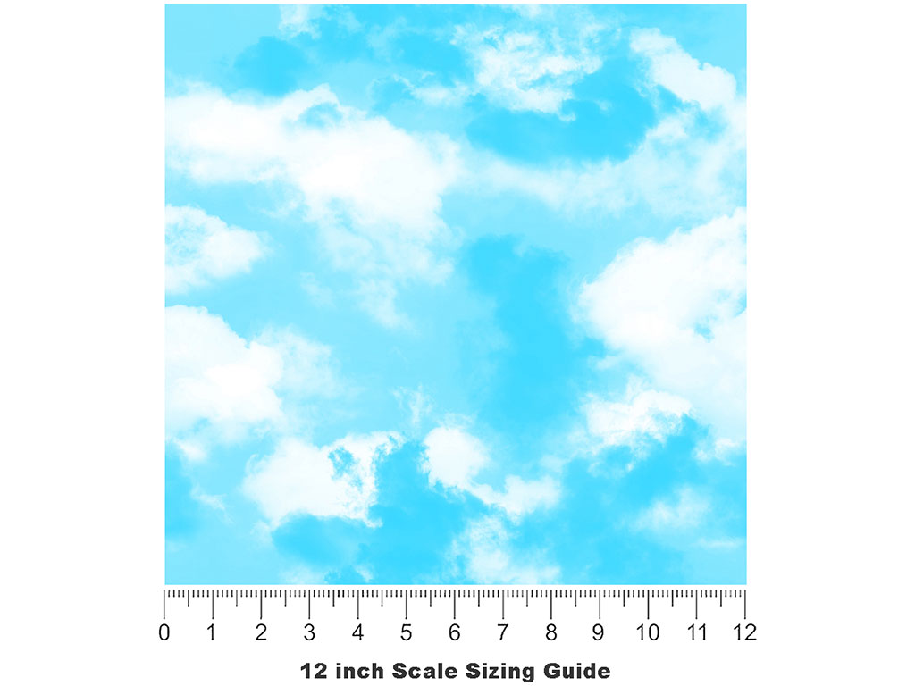 Satisfying Spring Sky Vinyl Film Pattern Size 12 inch Scale