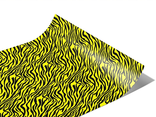 Yellow Tiger Vinyl Wraps