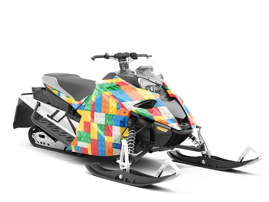 Brick Layer Toy Room Custom Wrapped Snowmobile