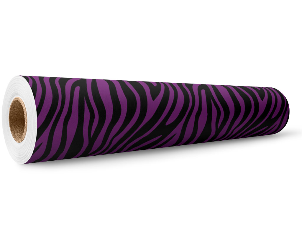 Purple Zebra Wrap Film Wholesale Roll