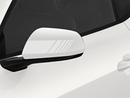 3M White Side-View Mirror Decal