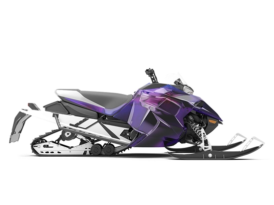 Rwraps Holographic Chrome Purple Neochrome Do-It-Yourself Snowmobile Wraps
