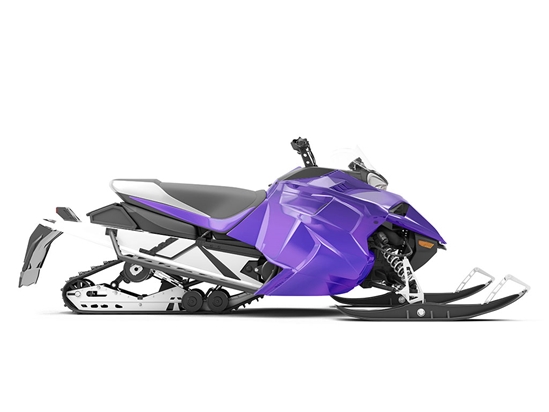 Rwraps Matte Chrome Purple Do-It-Yourself Snowmobile Wraps