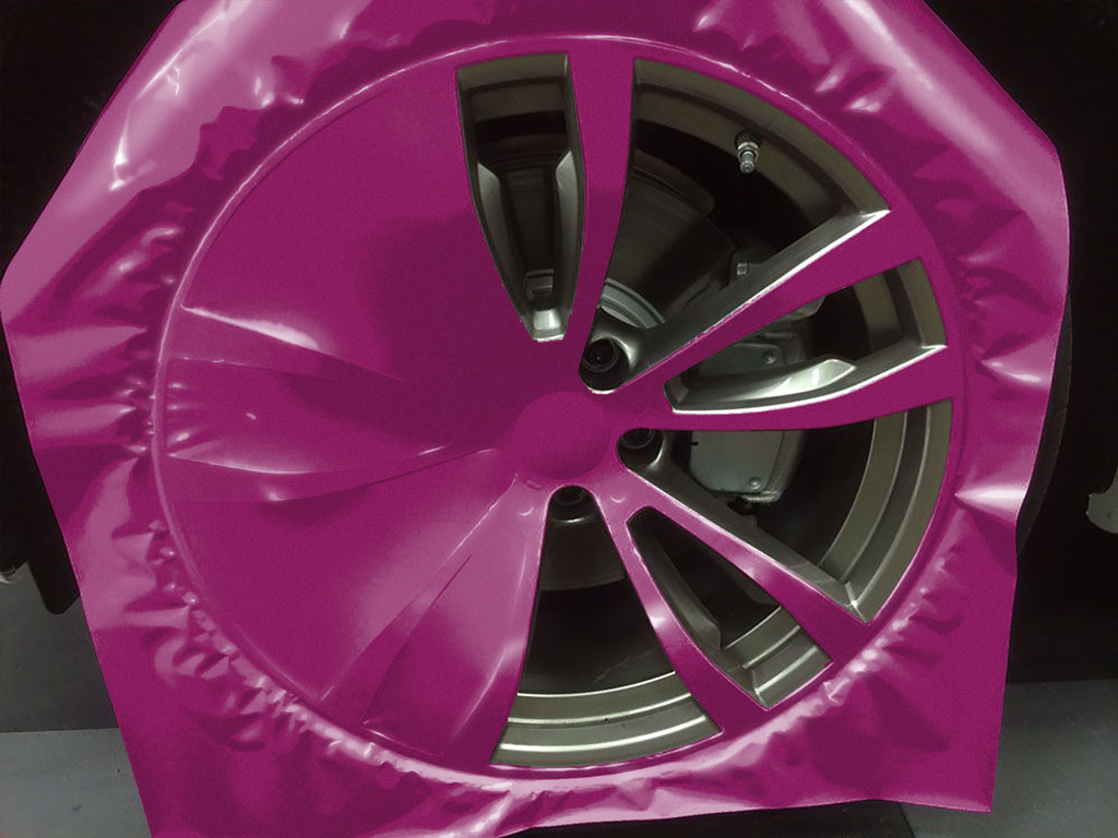 3M™ 1080 Gloss Fierce Fuchsia Custom Wheel Installation Process