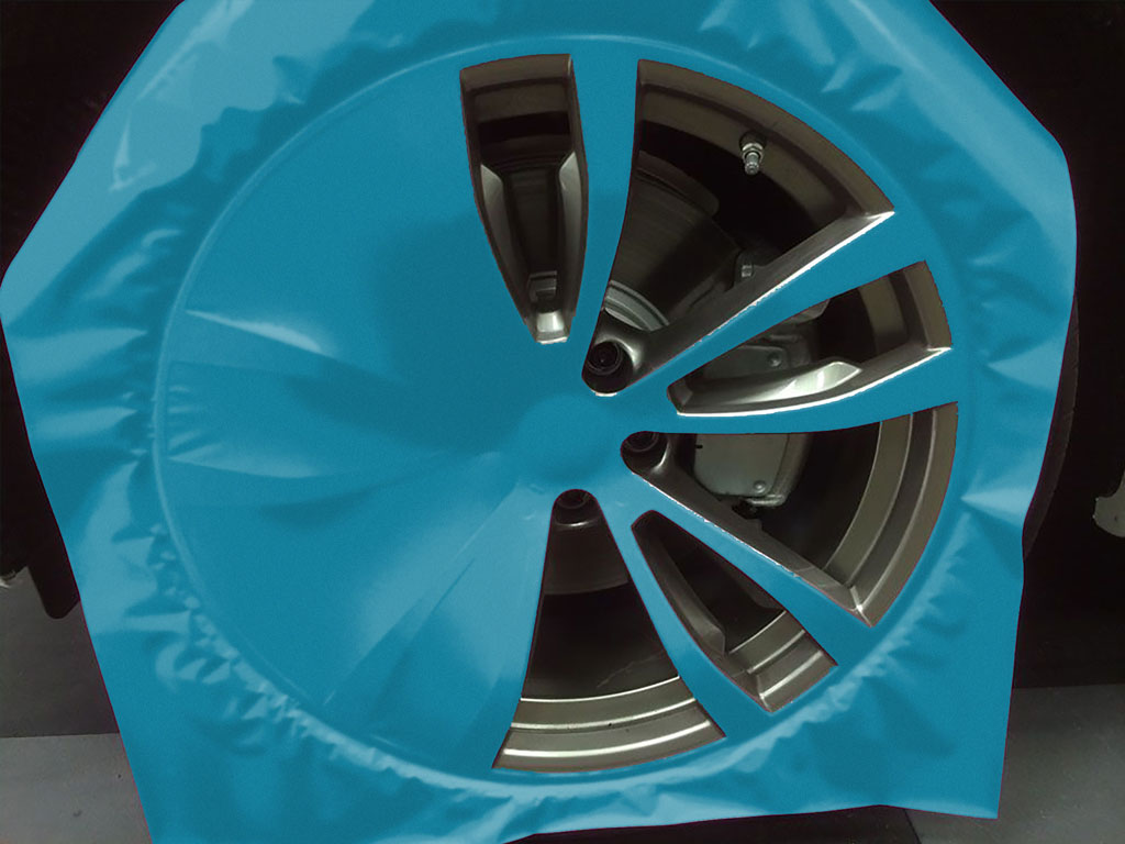 3M™ 2080 Matte Blue Metallic Custom Wheel Installation Process