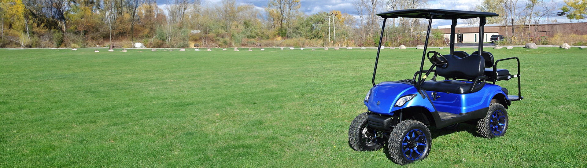 Blue Golf Cart Wraps