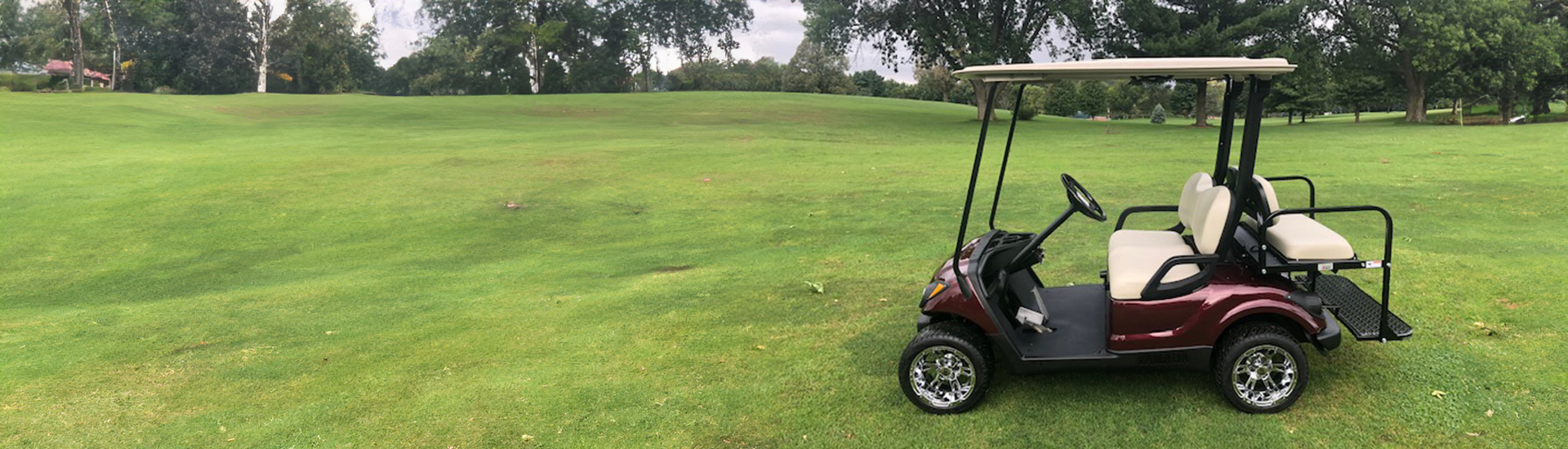 Burgundy Golf Cart Wraps