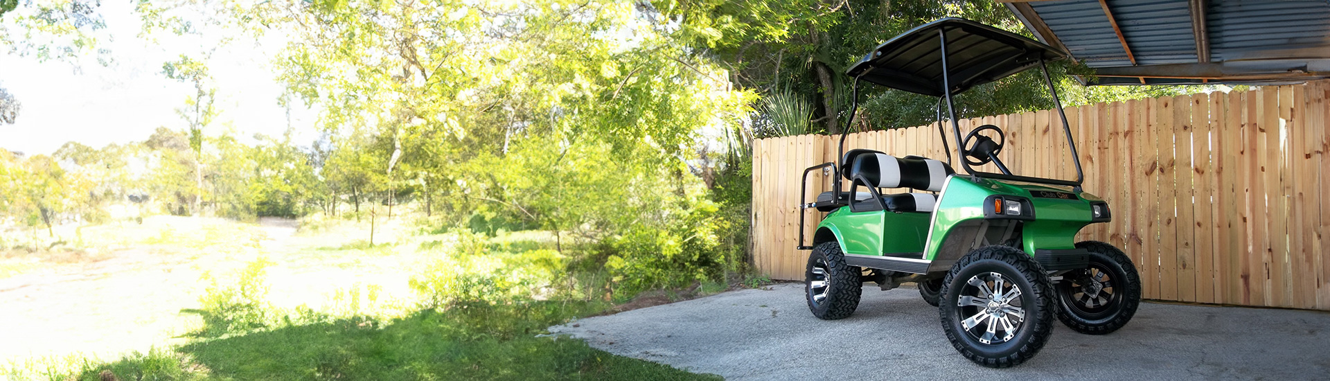 Green Golf Cart Wraps