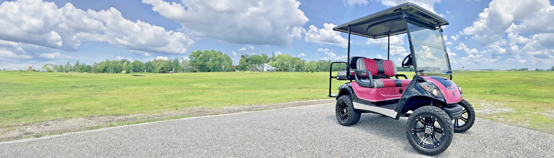 Pink Golf Cart Wraps