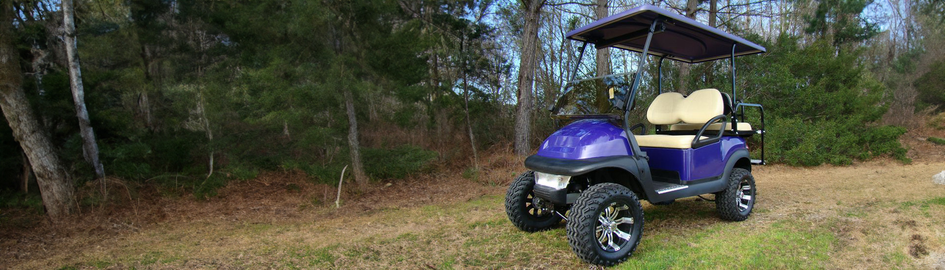 Purple Golf Cart Wraps