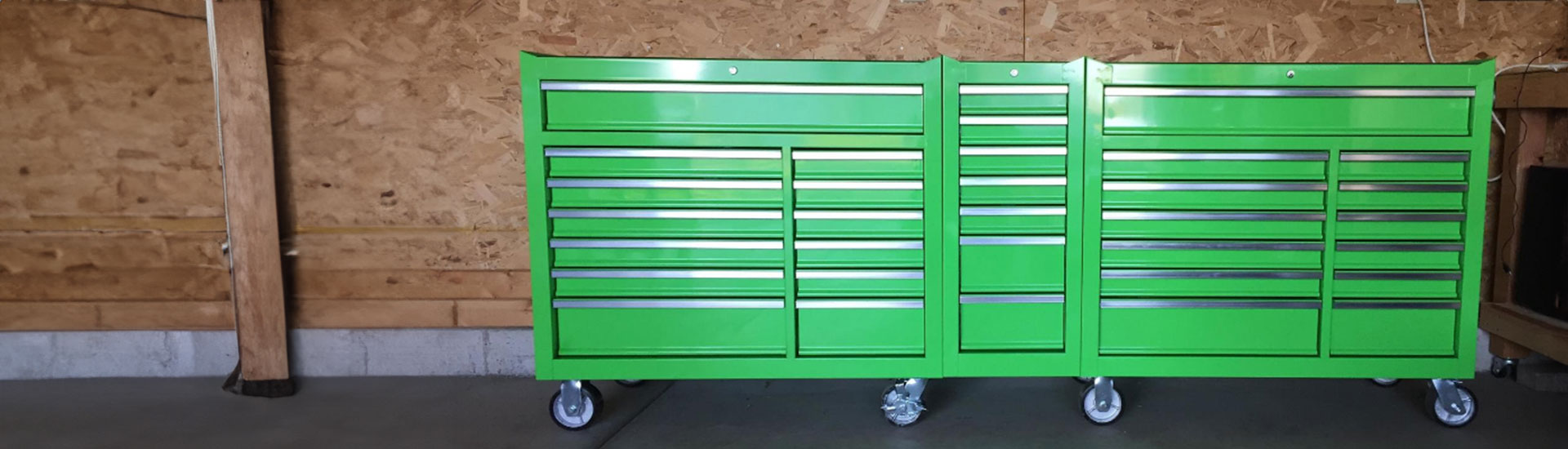 Green Tool Cabinet Wraps