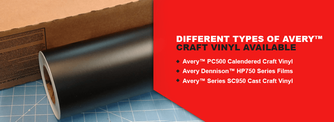 Different Types of Avery™ Craft Vinyl Available
