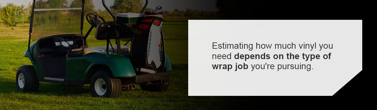 How Much Vinyl Do You Need to Wrap a Golf Cart?