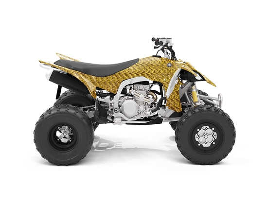 Rwraps 3D Carbon Fiber Gold (Digital) Do-It-Yourself ATV Wraps