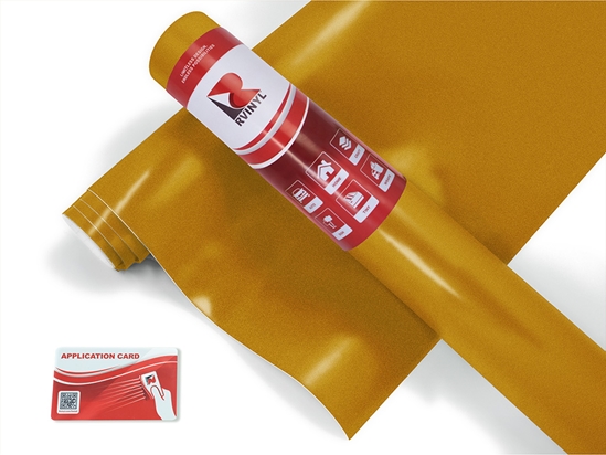 Avery Dennison SW900 Satin Gold Bicycle Wrap Color Film