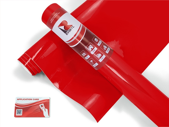 Avery Dennison SW900 Gloss Red Motorcycle Wrap Color Film