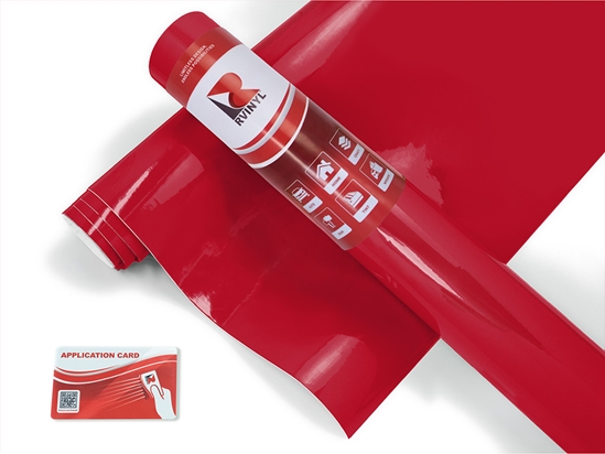 Avery Dennison SW900 Gloss Soft Red Motorcycle Wrap Color Film