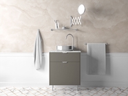 3M 1080 Gloss Charcoal Metallic Bathroom Cabinetry Wraps