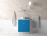 3M 1080 Gloss Blue Fire Bathroom Cabinetry Wraps