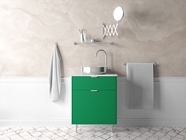 3M 1080 Gloss Kelly Green Bathroom Cabinetry Wraps