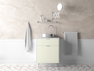 3M 2080 Satin Pearl White Bathroom Cabinetry Wraps