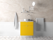 Avery Dennison SW900 Gloss Yellow Bathroom Cabinetry Wraps
