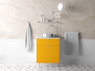 Avery Dennison SW900 Gloss Dark Yellow Bathroom Cabinetry Wraps