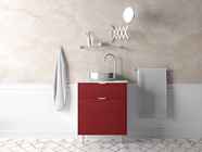 Avery Dennison SW900 Diamond Red Bathroom Cabinetry Wraps