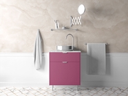 Avery Dennison SW900 Matte Metallic Pink Bathroom Cabinetry Wraps