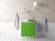 Avery Dennison SW900 Gloss Grass Green Bathroom Cabinetry Wraps