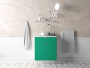 Avery Dennison SW900 Gloss Emerald Green Bathroom Cabinetry Wraps