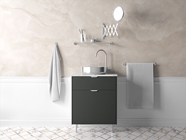 Avery Dennison SW900 Gloss Metallic Gray Bathroom Cabinetry Wraps