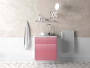 Rwraps Velvet Pink Bathroom Cabinetry Wraps