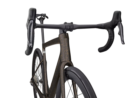 3M 2080 Satin Gold Dust Black DIY Bicycle Wraps