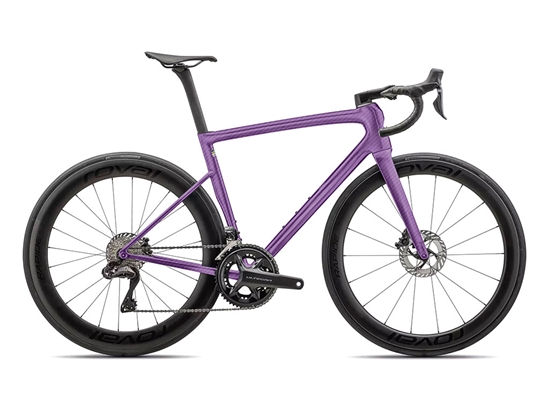 Rwraps 3D Carbon Fiber Purple Do-It-Yourself Bicycle Wraps