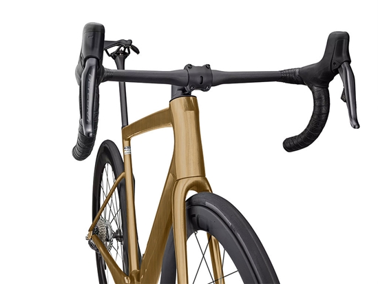 Rwraps Brushed Aluminum Gold DIY Bicycle Wraps