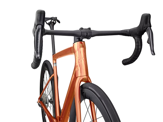 Rwraps Matte Chrome Bronze DIY Bicycle Wraps