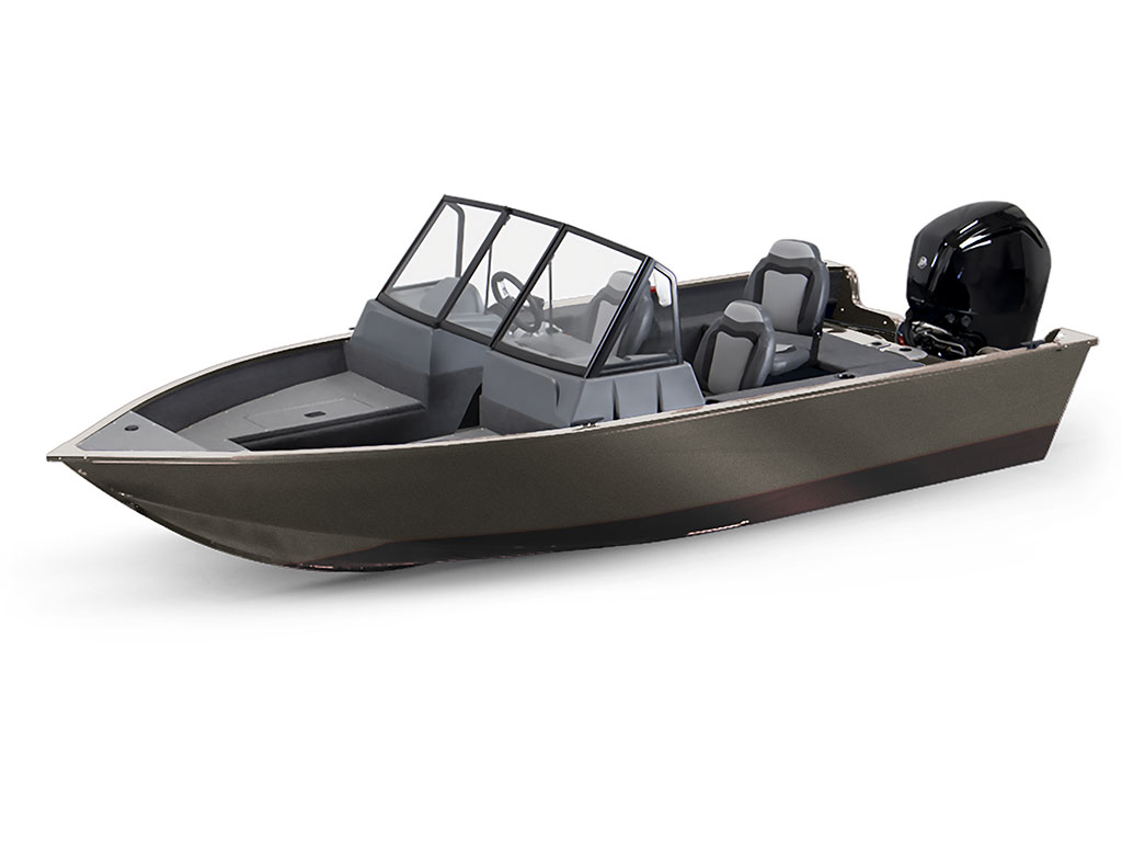 3M 1080 Gloss Charcoal Metallic Modified-V Hull DIY Fishing Boat Wrap