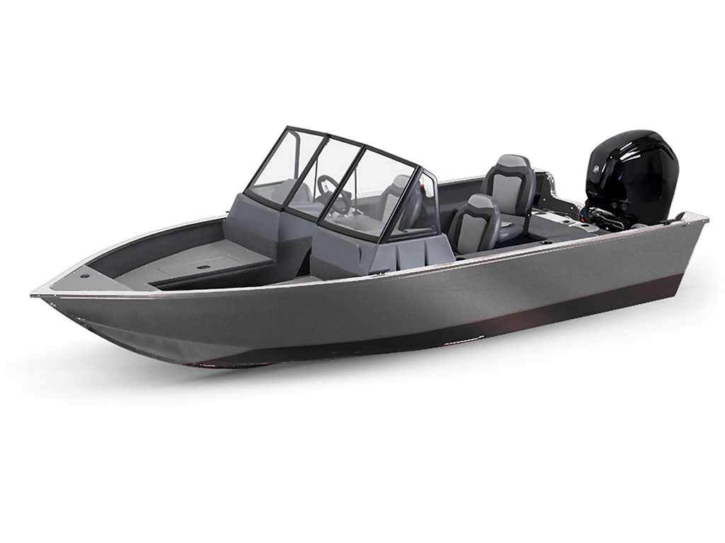 3M 1080 Gloss Sterling Silver Modified-V Hull DIY Fishing Boat Wrap