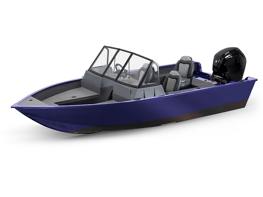 3M 1080 Gloss Blue Raspberry Modified-V Hull DIY Fishing Boat Wrap