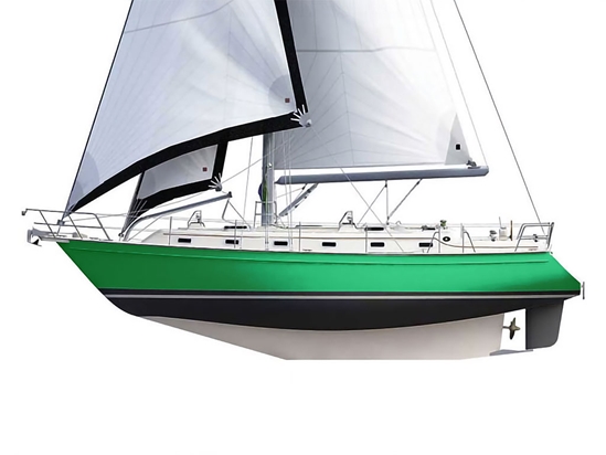 3M 1080 Gloss Kelly Green Customized Cruiser Boat Wraps