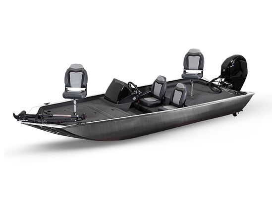 3M 2080 Brushed Black Metallic Fish & Ski Boat Do-It-Yourself Wraps