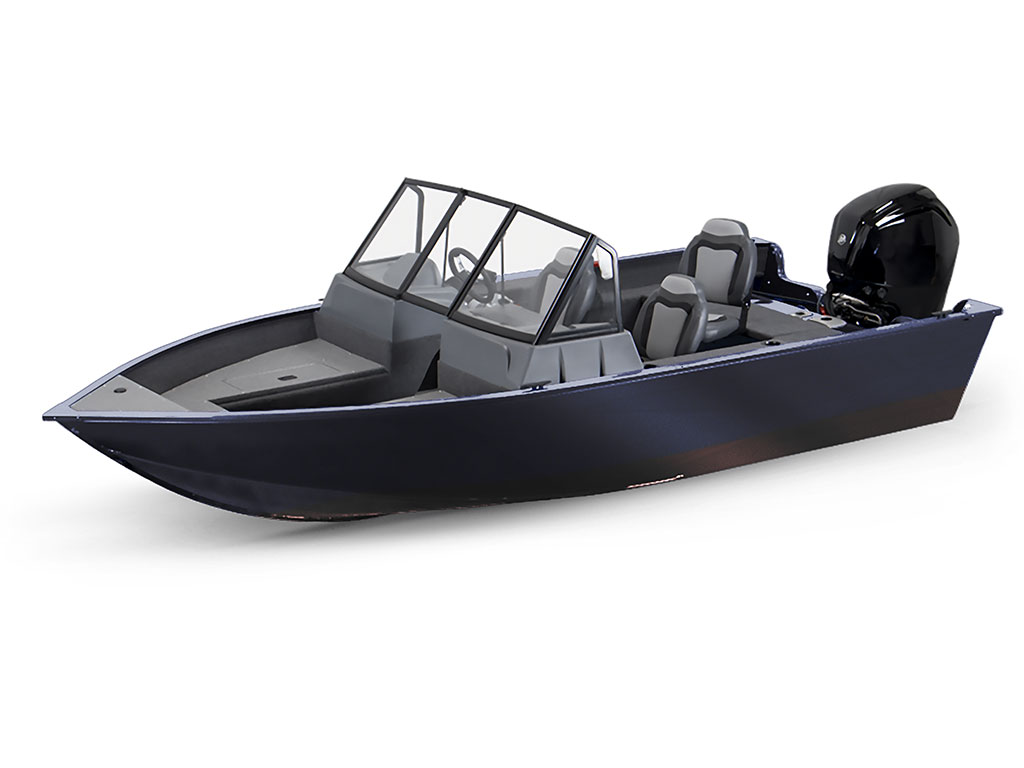3M 2080 Gloss Deep Blue Metallic Modified-V Hull DIY Fishing Boat Wrap