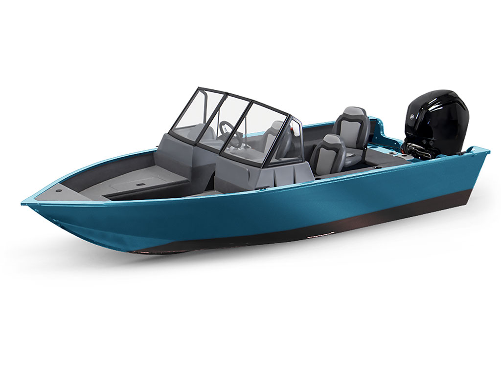 3M 2080 Gloss Blue Metallic Modified-V Hull DIY Fishing Boat Wrap
