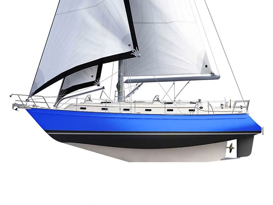 3M 2080 Gloss Intense Blue Customized Cruiser Boat Wraps